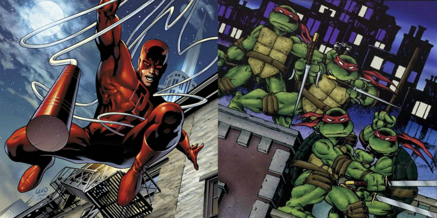 Las Tortugas Ninja Mutantes Adolescentes y los Daredevils estuvieron expuestos a los mismos desechos radiactivos Apostamos a que no conocías estos 10 datos sobre Marvel Comics Zestradar