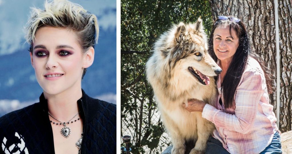 Kristen Stewart - El lobo | 10 celebridades con mascotas realmente extrañas | Zestradar