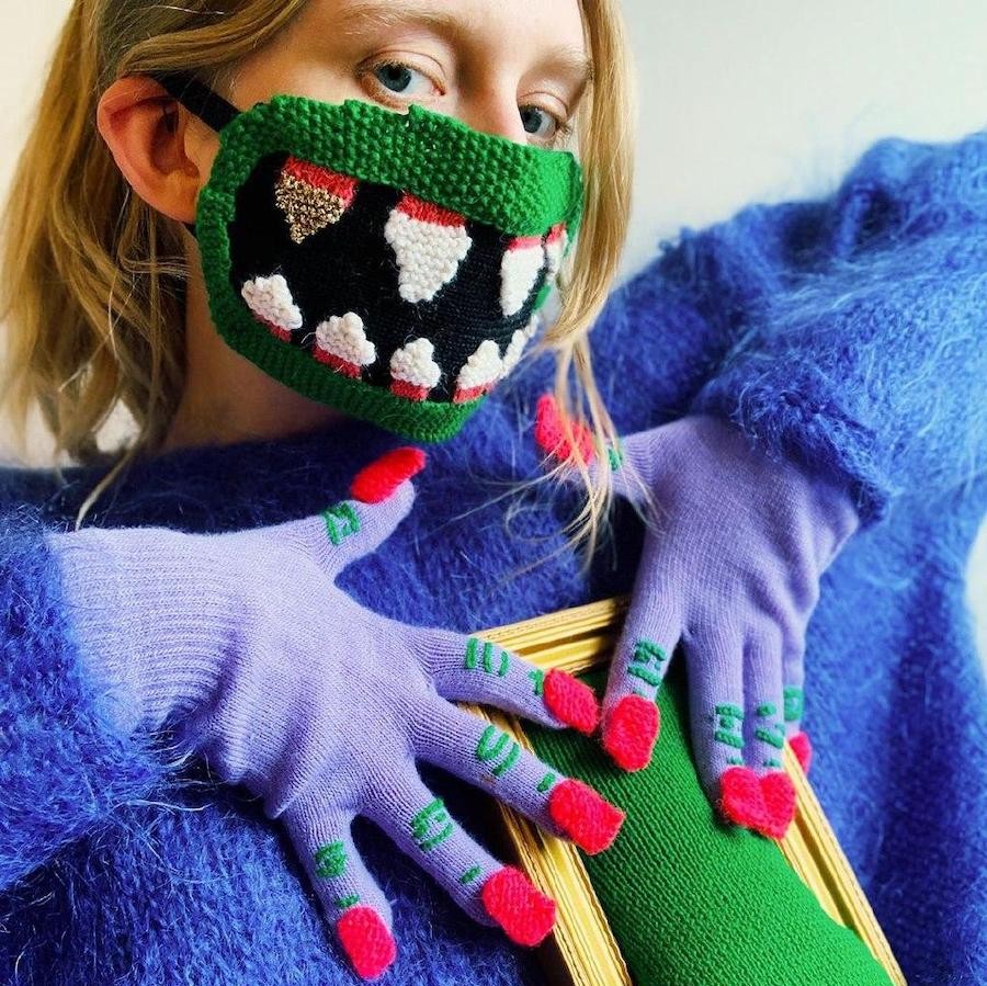 #3 | Máscaras tejidas únicas por un artista de Islandia Zestradar