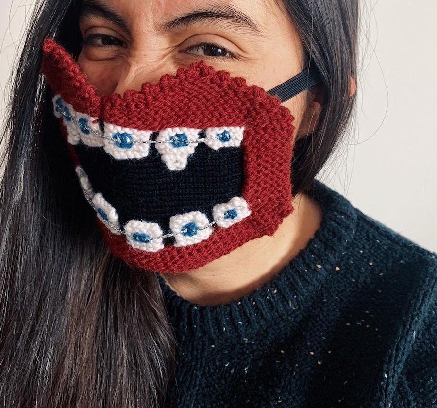 #4 | Máscaras tejidas únicas por un artista de Islandia Zestradar