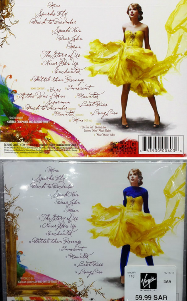 Taylor Swift |: Occidente contra Oriente Medio. 6 álbumes transformados más allá del reconocimiento | Zestradar