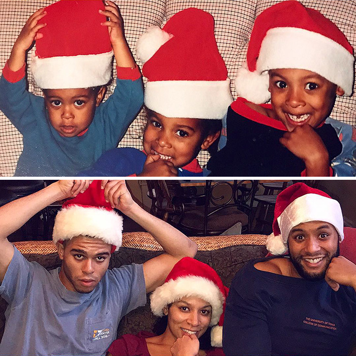 #18 20 divertidas fotografías familiares de la infancia recreadas Zestradar