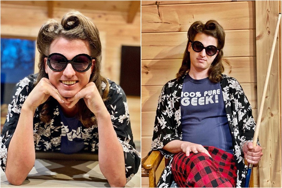 Reina pin-up |: Estilista australiano pone en cuarentena el cabello de un amigo | Zestradar
