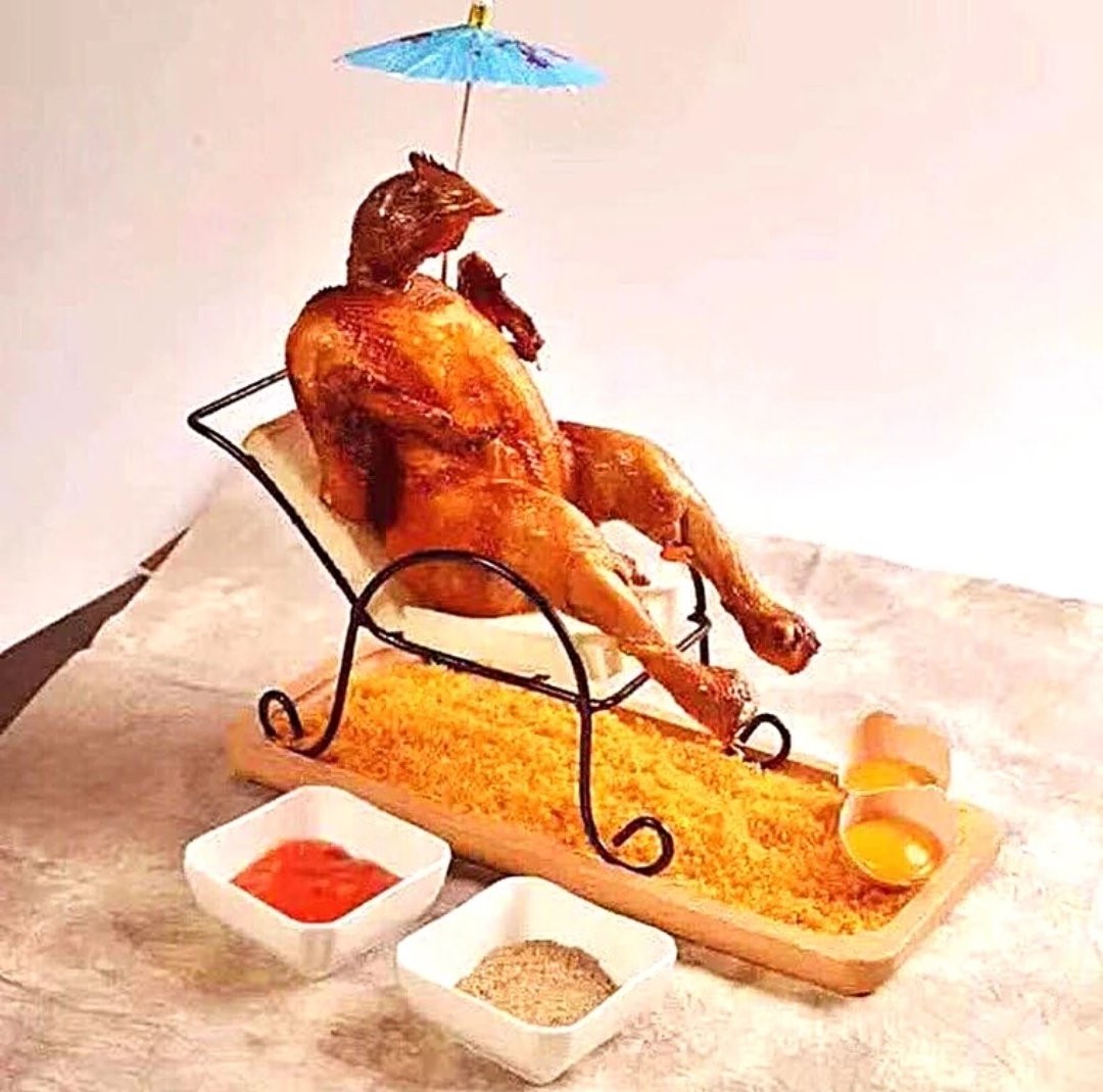 Pollo | El arte de la comida no salvante @TotallyGourmet | Bayas cerebrales